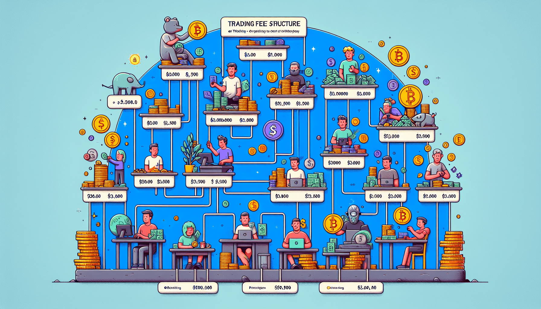 Trading fees chart